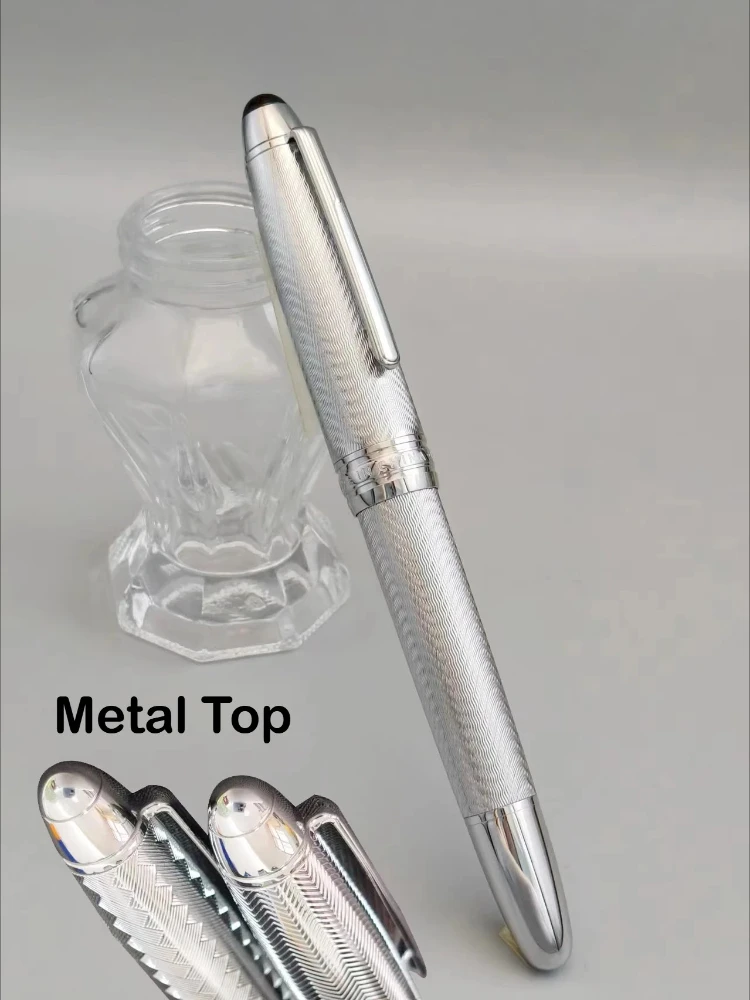 

LEMON M8 Piston Metal Fountain Pen W Pattern Hand-Polished Craftsmanship Calligraphy Practice School Office Supplies Stationery