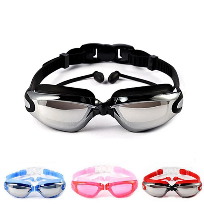 Professional Swimming Goggles Glasses Outdoor Water Sports Anti-fog Swimming Glasses Electroplate Waterproof Silicone Eyewear