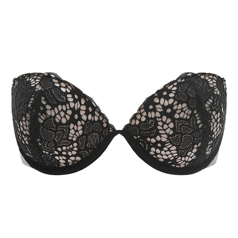 Strapless underwear for women, non-slip, small breasts, large, banded breasts, scarless beautiful back invisible back bra, summe