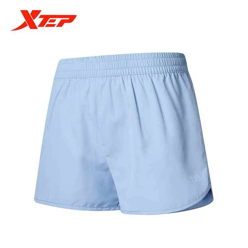 Xtep Women Running Shorts Sunmmer Fashion Solid Color Sport Short Women Breathable Pants 878228240229