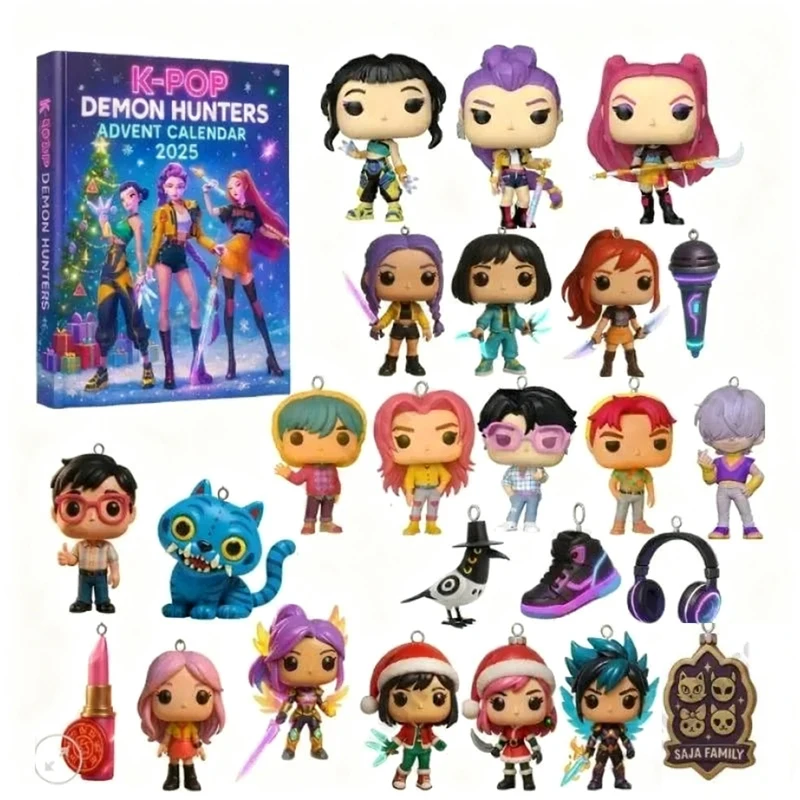 حار الاكريليك شيطان هنتر شجرة عيد الميلاد زخرفة Kpop نمط مجيء صندوق أعمى لطيف القوطية عطلة ديكور للمراهقين والنساء هدية #2