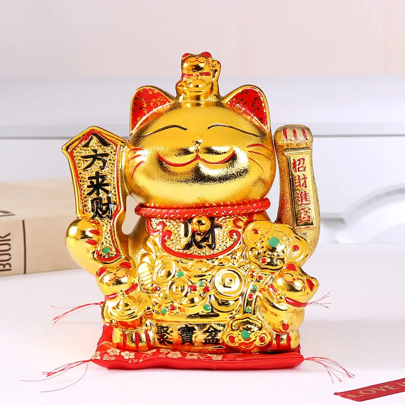 

Lucky Cat Decoration Electric Automatic Shaking Hand Coin Bank Cashier Fortune Cat