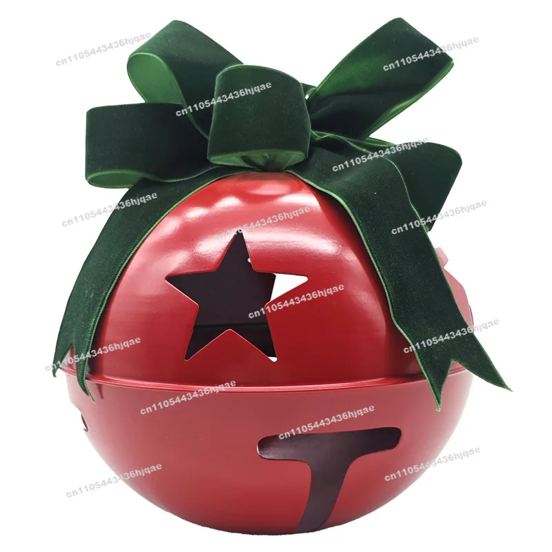 

Рождественские украшения, подвеска в виде колокольчиков с кольцом, подвеска в стиле ретро с бантом