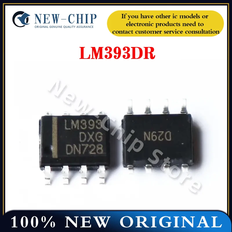 

10PCS-200PCS/LOT LM393DR LM393 SOP8 NEW ORIGINAL