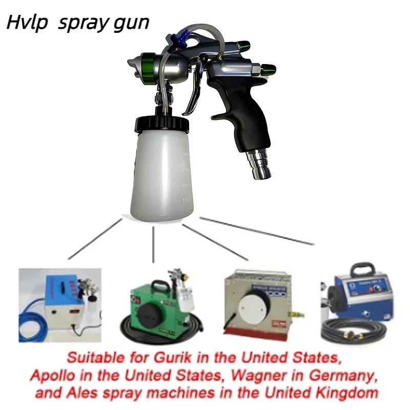 

AMERIGO Low Pressure Airless Spray Gun 0.8-1.3mm Nozzle Save Paint for GRACO/APOLLO Auto Paint