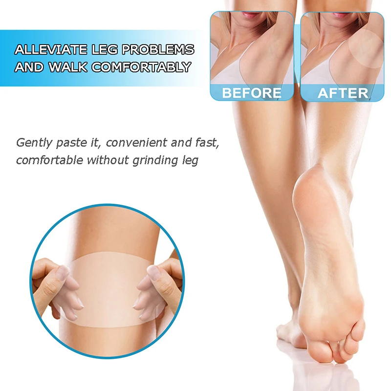 12Pcs Unisex Disposable Thigh Pads Invisible Anti-ChafingThigh Tapes Body Care Anti-friction Patches Protector Rubbing Stickers