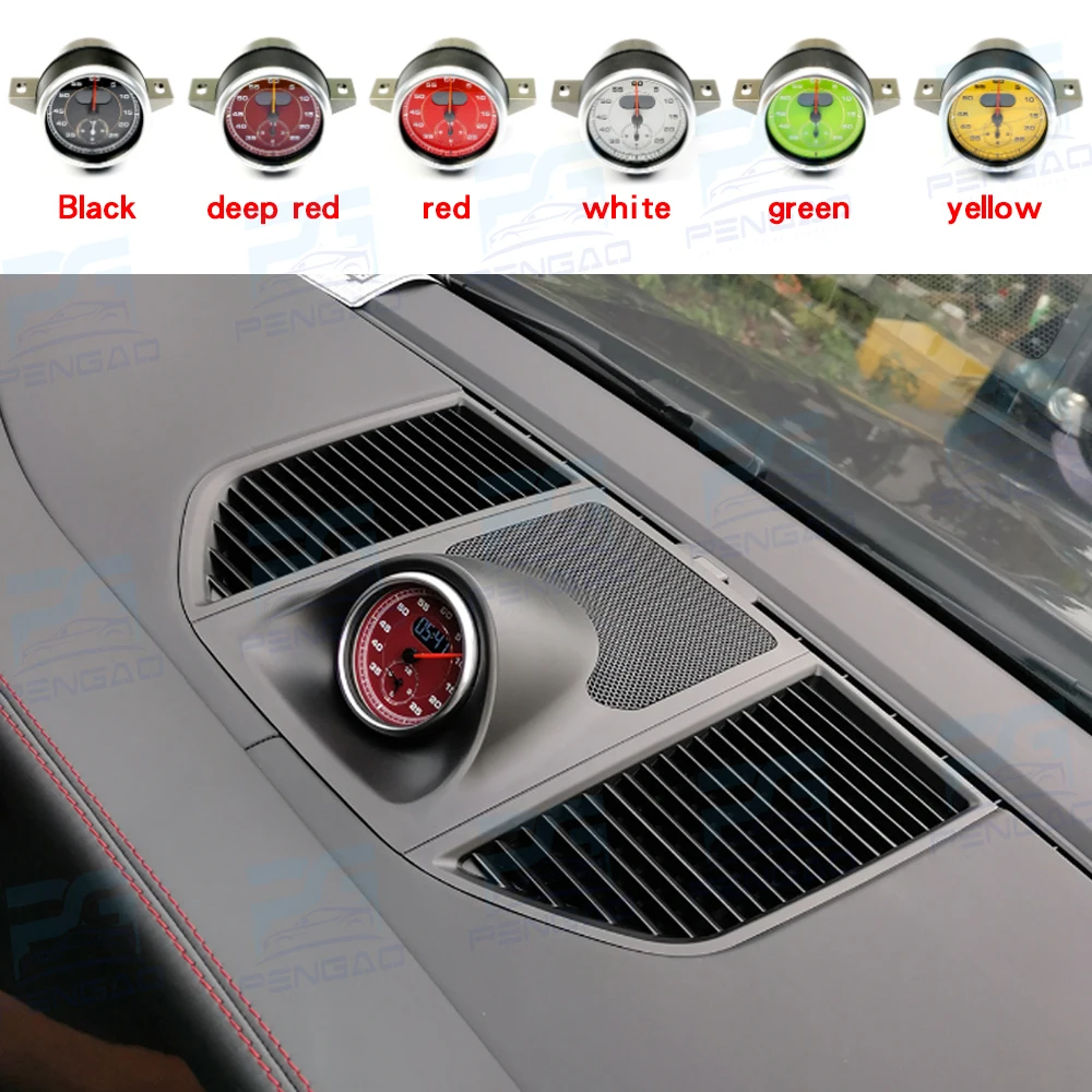 For Porsche 2014-2023 macan stopwatch clock instrument upgrade modification stopwatch cover