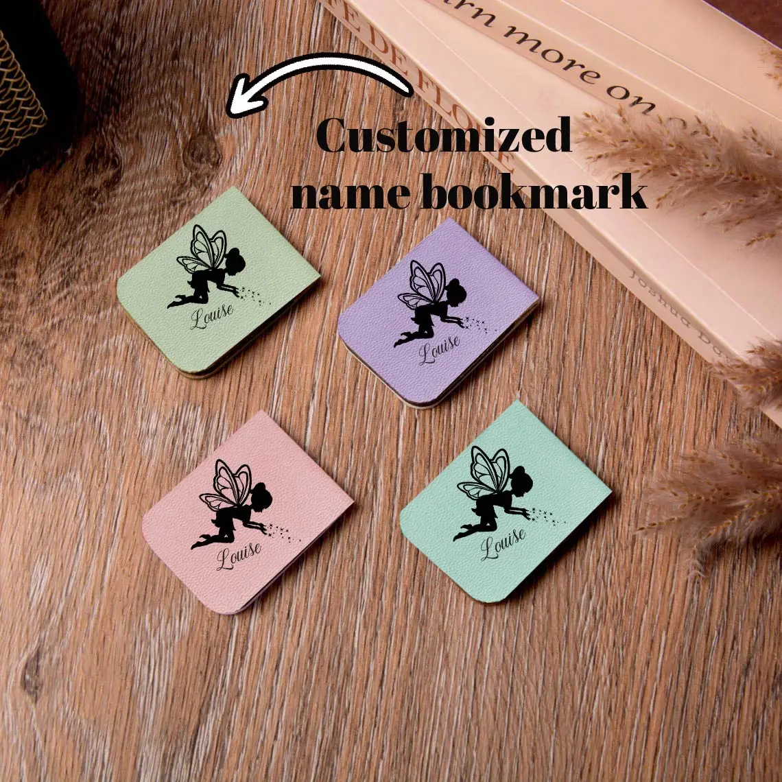 

Персонализированная кожаная магнитная закладка с эльфом, технология лазерной печати для магнитных библиотечных закладок, магнитная, библиотечная закладка