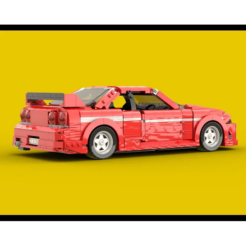 

MOC-204502 New GTR R33 400R Supercar Racing Building Blocks Model 1264 Parts MOC Creative Boys Kids Birthday Toy Gift