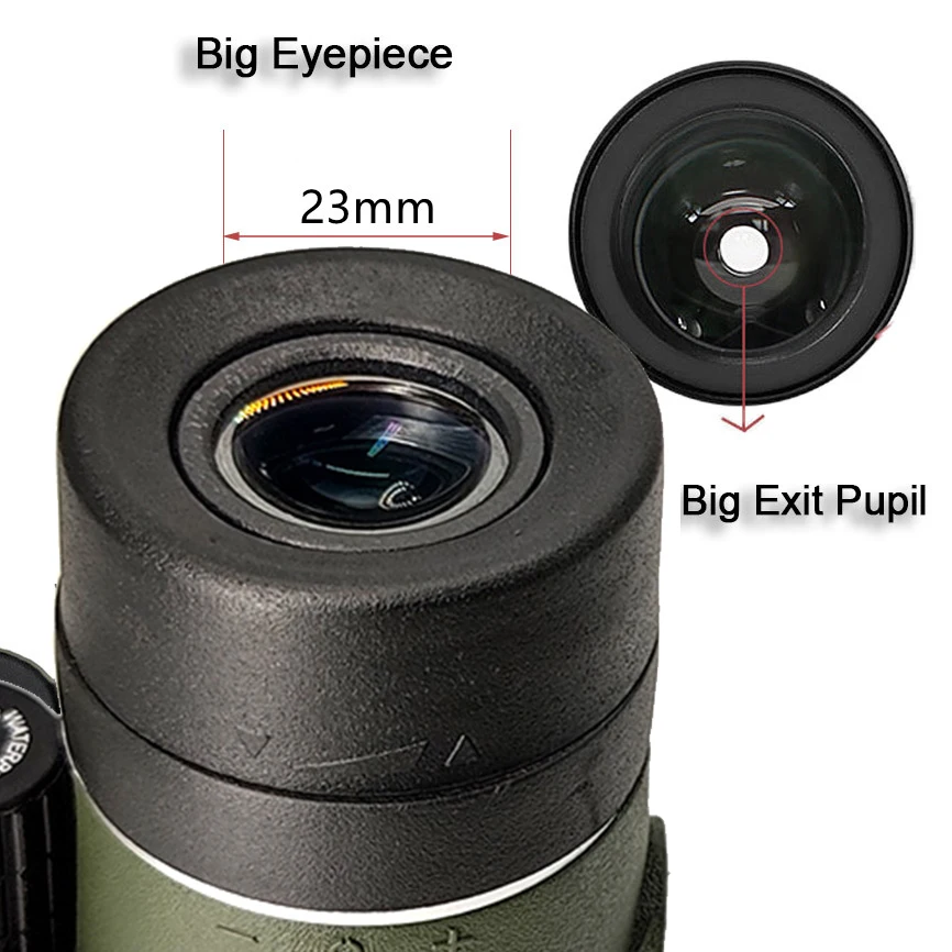 High Power 12x50 Professional Portable HD Monocular Telescope for Outdoor Adventure