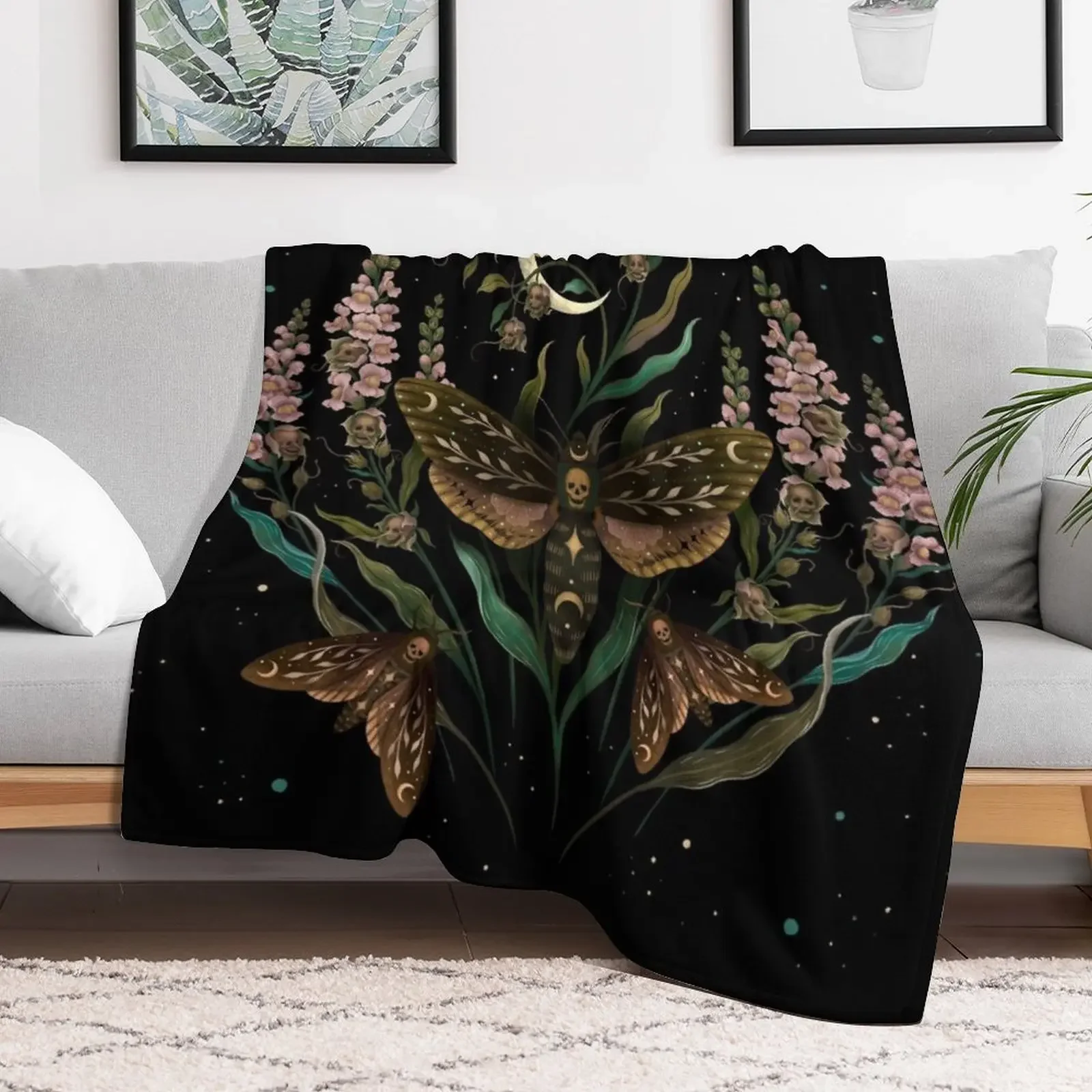 Death's Head Throw Blanket Extra Large Throw Camping Luxury Designers Blankets