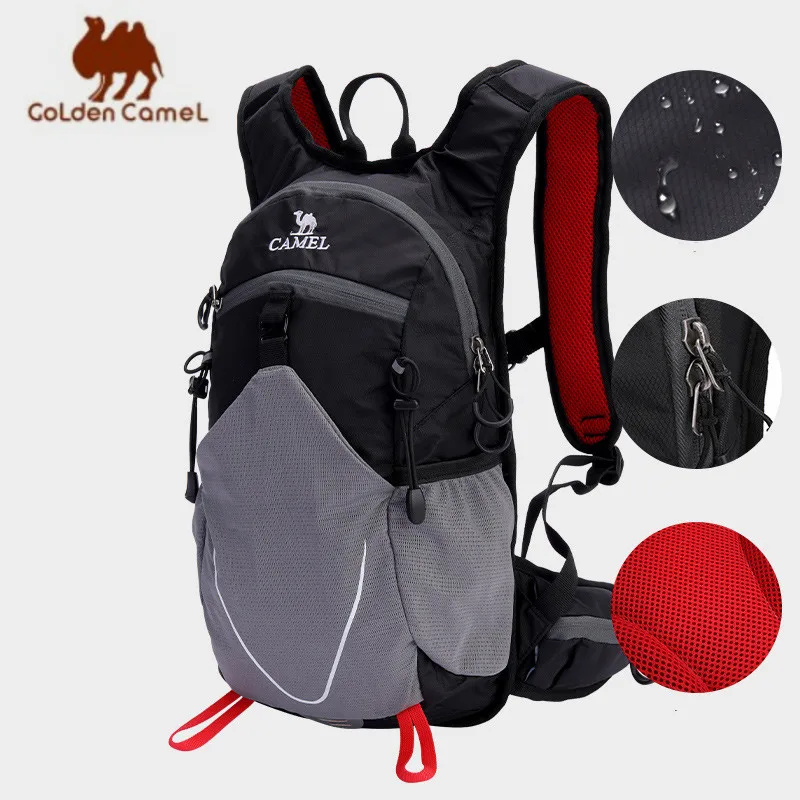 GOLDEN CAMEL12L Man Waterproof Backpacks Ultralight Climbing Bags for Men Backpack for Camping Travel Hiking Cycling Running Bag