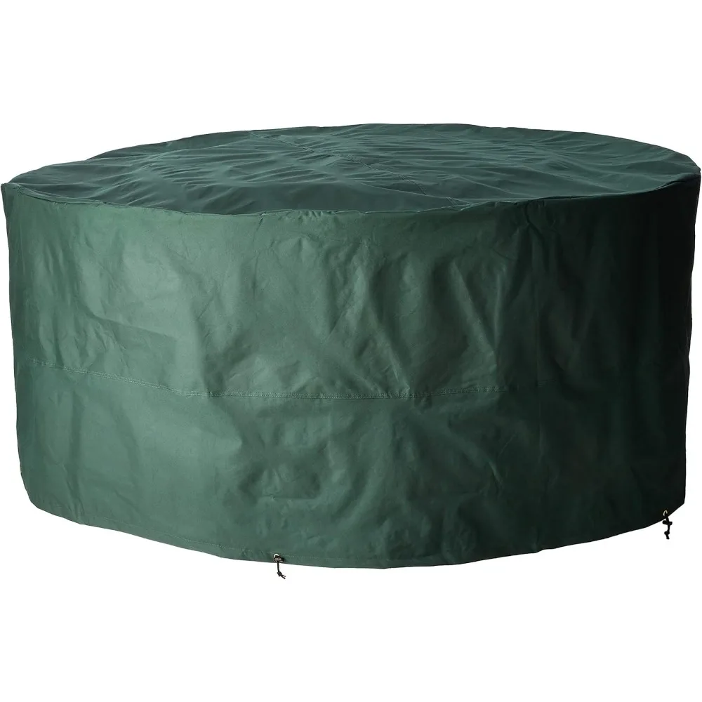 

Weatherproof Outdoor Round Table & Chairs Cover 84 Diameter x 33 High, Green