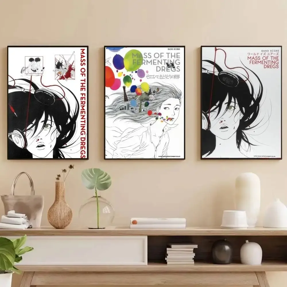 MASS OF THE FERMENTING DREGS Bedroom  Quality Prints and Posters Waterproof Paper Sticker Coffee House Bar Posters Wall Stickers