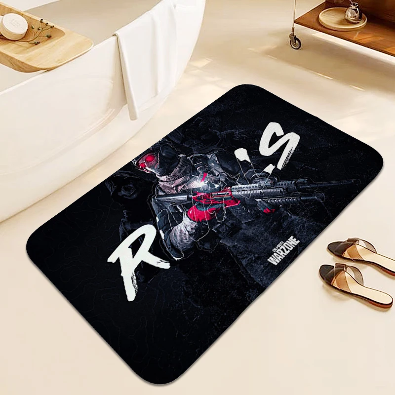 Bedroom Rug C-Call of Dutys Carpet for Home Entrance Door Doormat Game Room Veranda Floor Mat Non Slip Modern Home Decoration