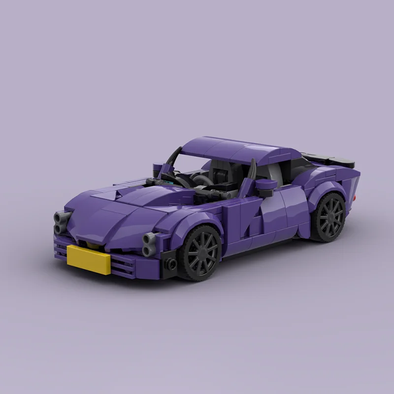 

389PCS MOC City Champions Super Car Tvr Tuscan Speed Six Model Technology DIY Creative Assembly Bricks Display Birthday Gift Set