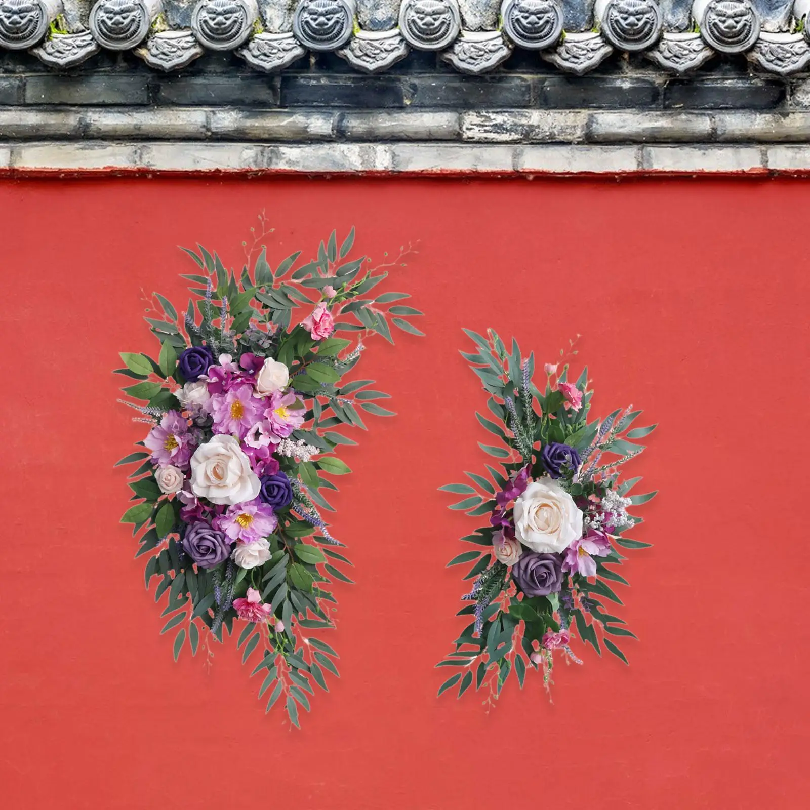 

2 шт., свадебная арка, набор цветов, цветочное украшение, арка, цветочная композиция для дня рождения, свадьбы, фон, праздничная домашняя церемония