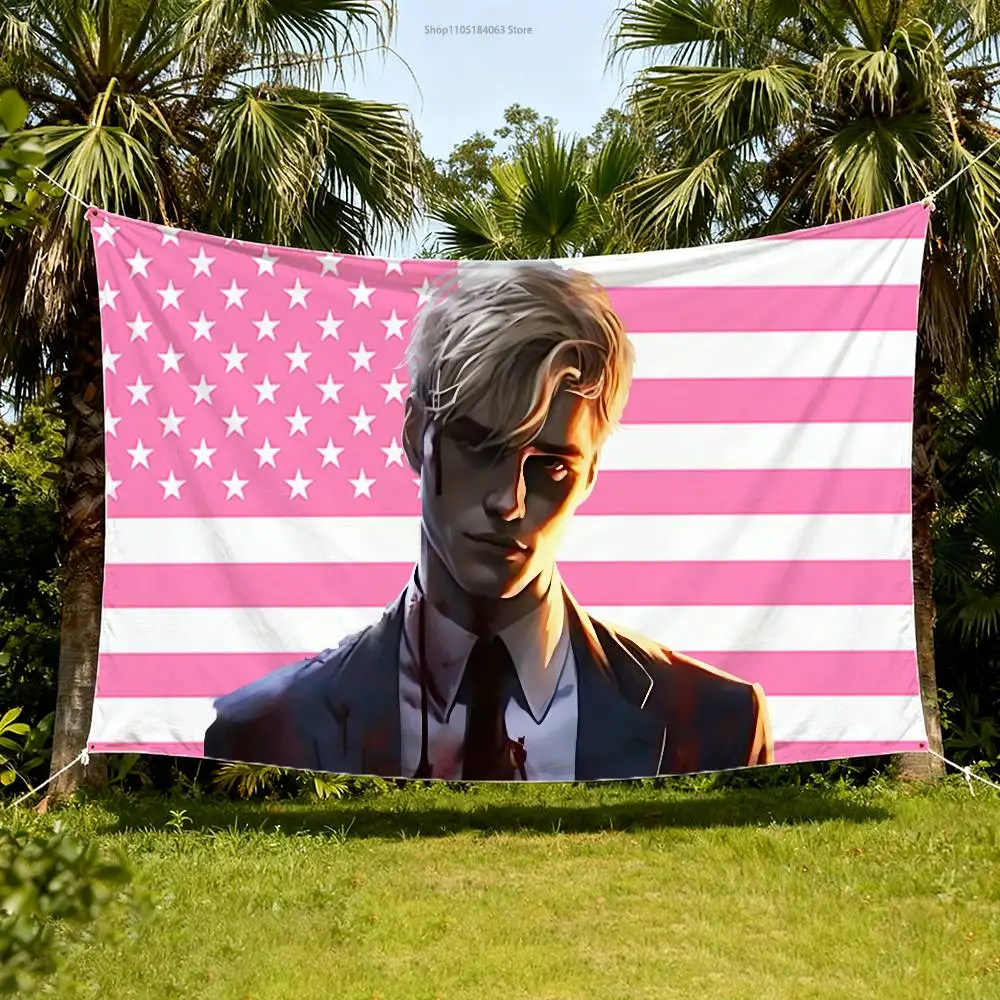 

S-Shatter Me Aaron Warner Flag Tapestry Banner For Bedroom Outdoor Living Room Restaurant Bar Wall Decor Party