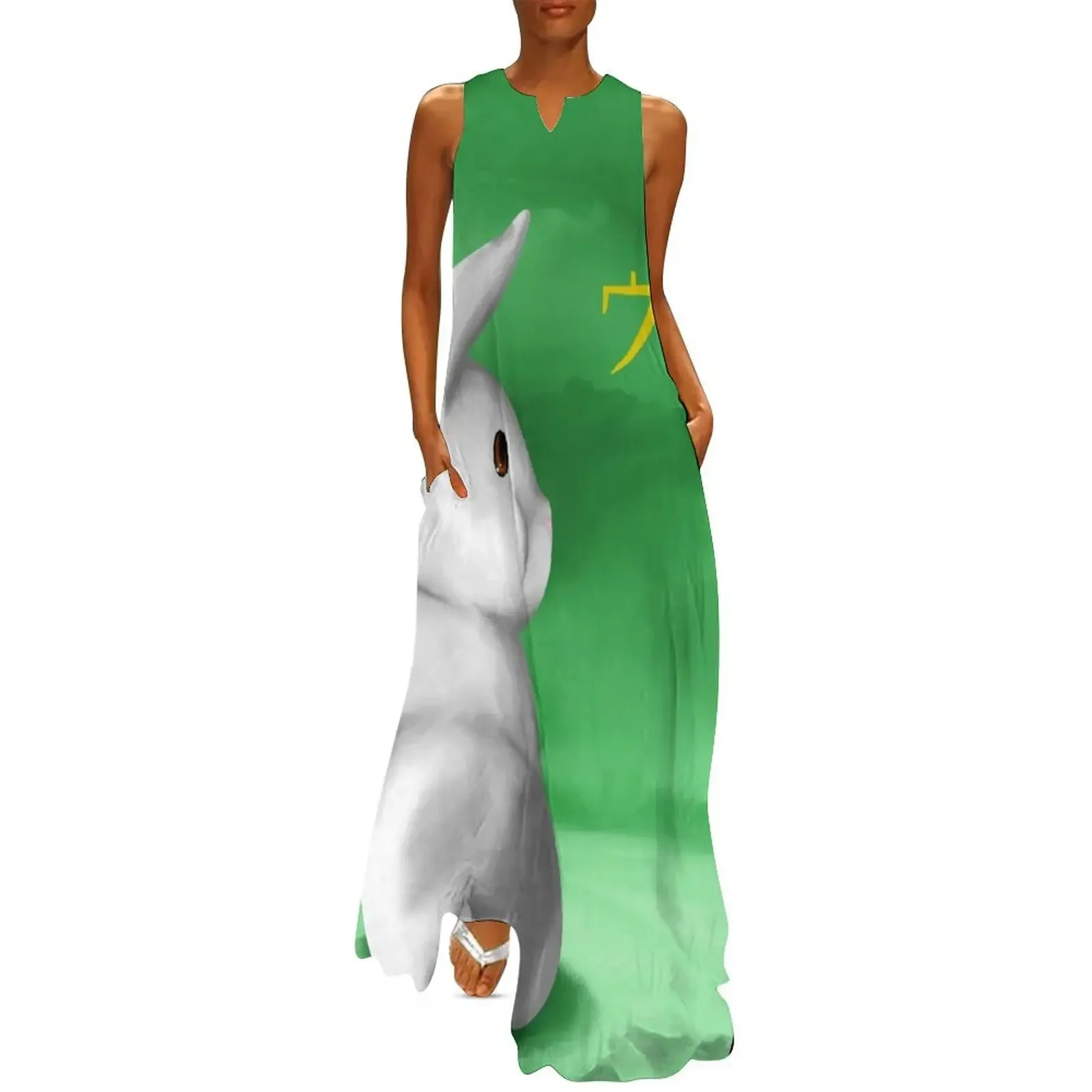 

Rabbit Long Dress womans clothing womens dress Dress