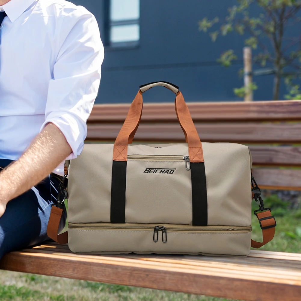 

Casual Travel Luggage Bag Large Capacity Shoulder Crossbody Bag Dry And Wet Women Men for Weekend for Fitness Swimming