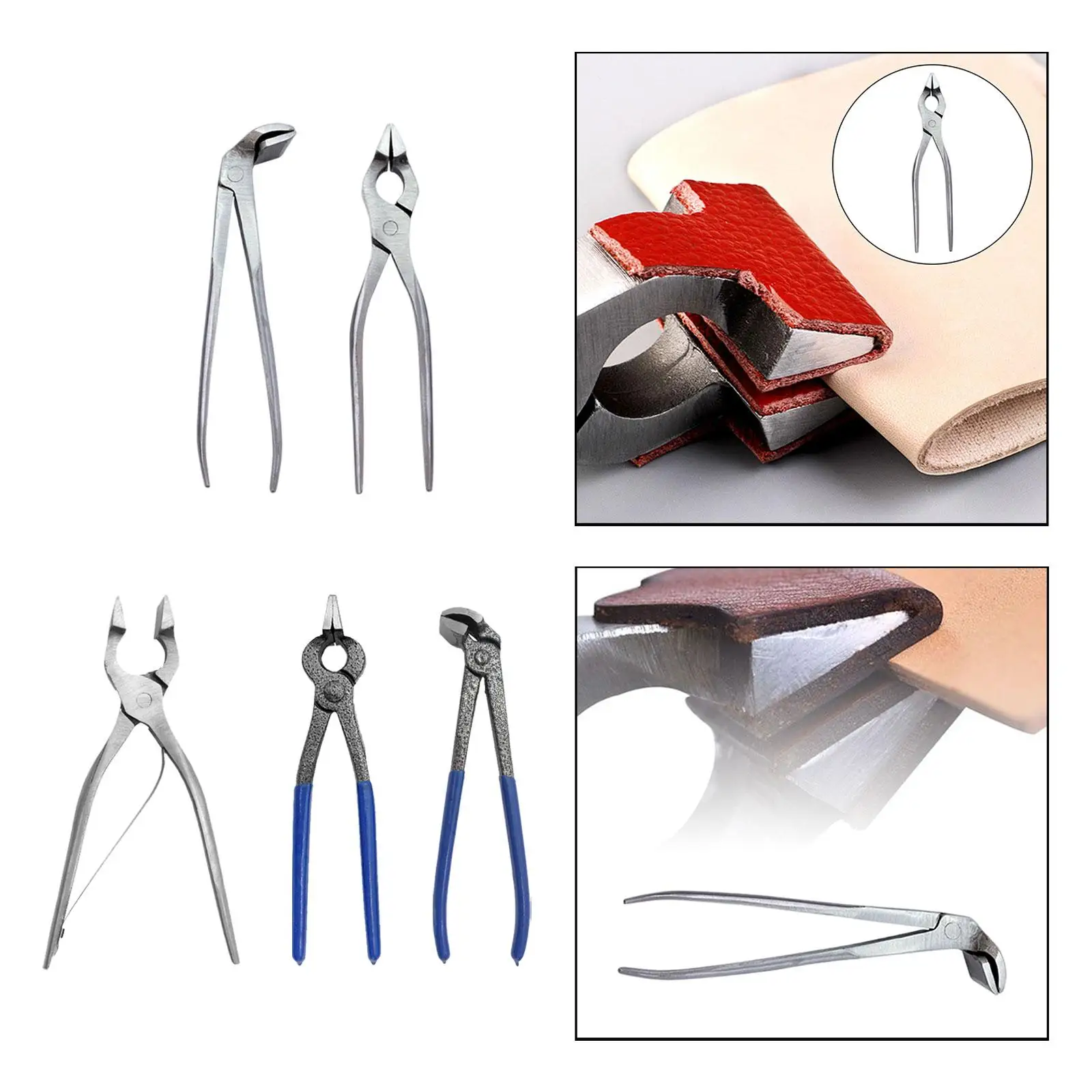 Leather Clamp Plier Leather Bag Making Pliers Durable for Belt Bag Wallet DIY