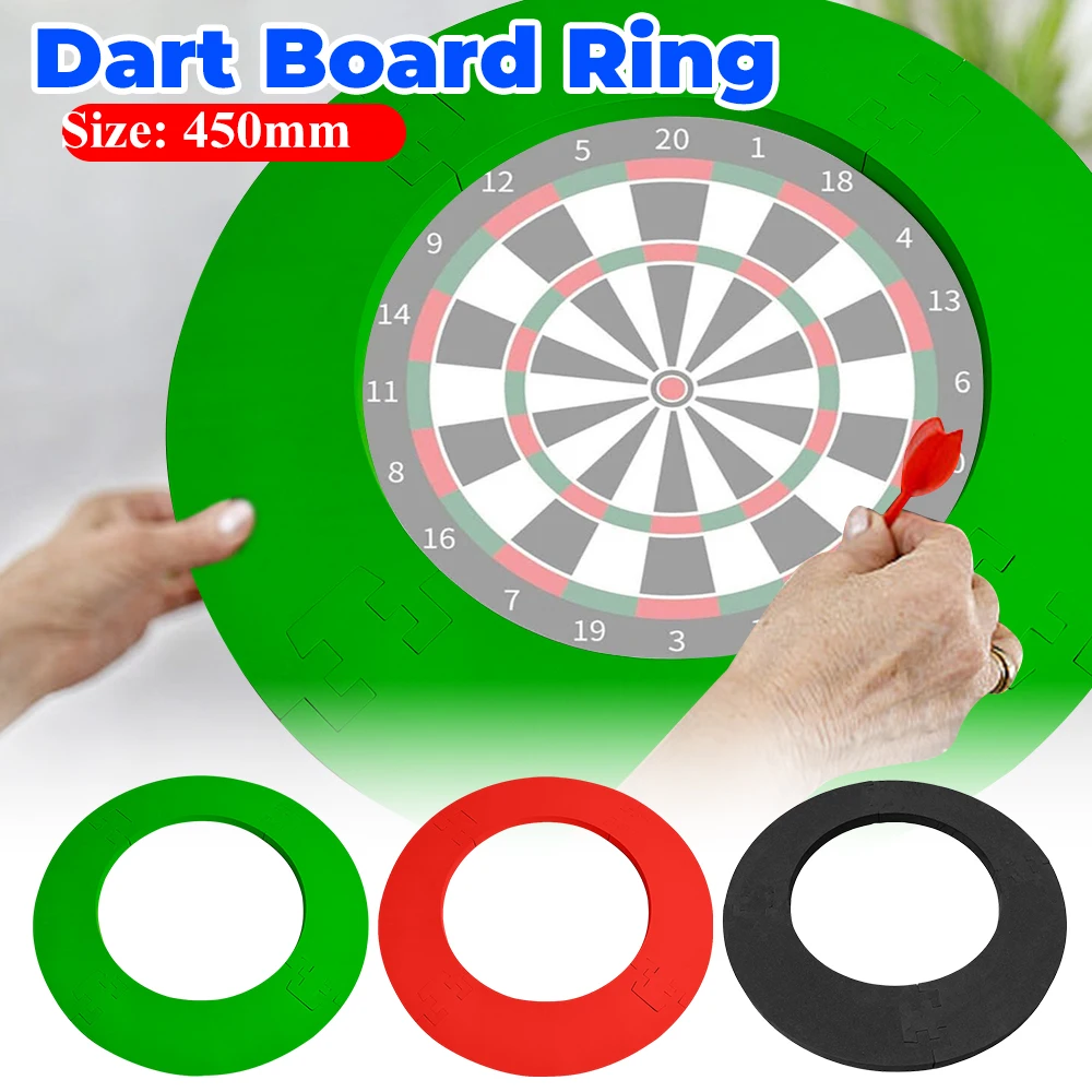 

45cm Dart Board Protection Ring EVA Dartboard Surround Removable Splicing Dart Board Wall Protector Dartboard Backboard Ring