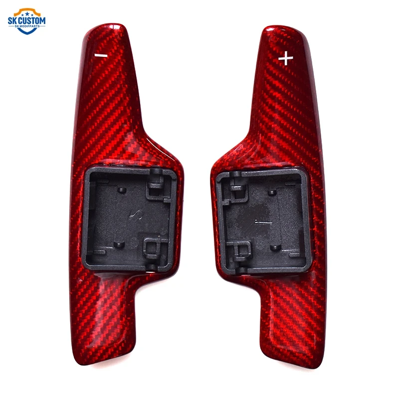 

For Chevrolet Chevy Corvette C8 2020-2022 Carbon Fiber Steering Wheel Shift Paddle Extension Shifter Interior Modification