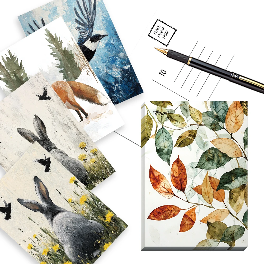 32 Stück Retro-Collage-Postkarten, Surrealistisches Thema, Schlafzimmer-Dekoration, Wandaufkleber, Nachrichtenkarten, Grußkarten, Erinnerungspostkarten