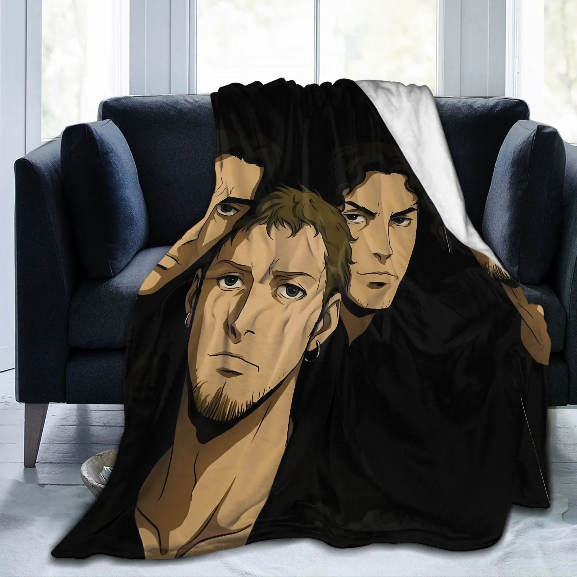 Rock Band Alice in Chains Flannel Blanket  Warm Soft Throw Blanket for Bedroom Picnic Comfortable Bedspread Sofa Bed Cover