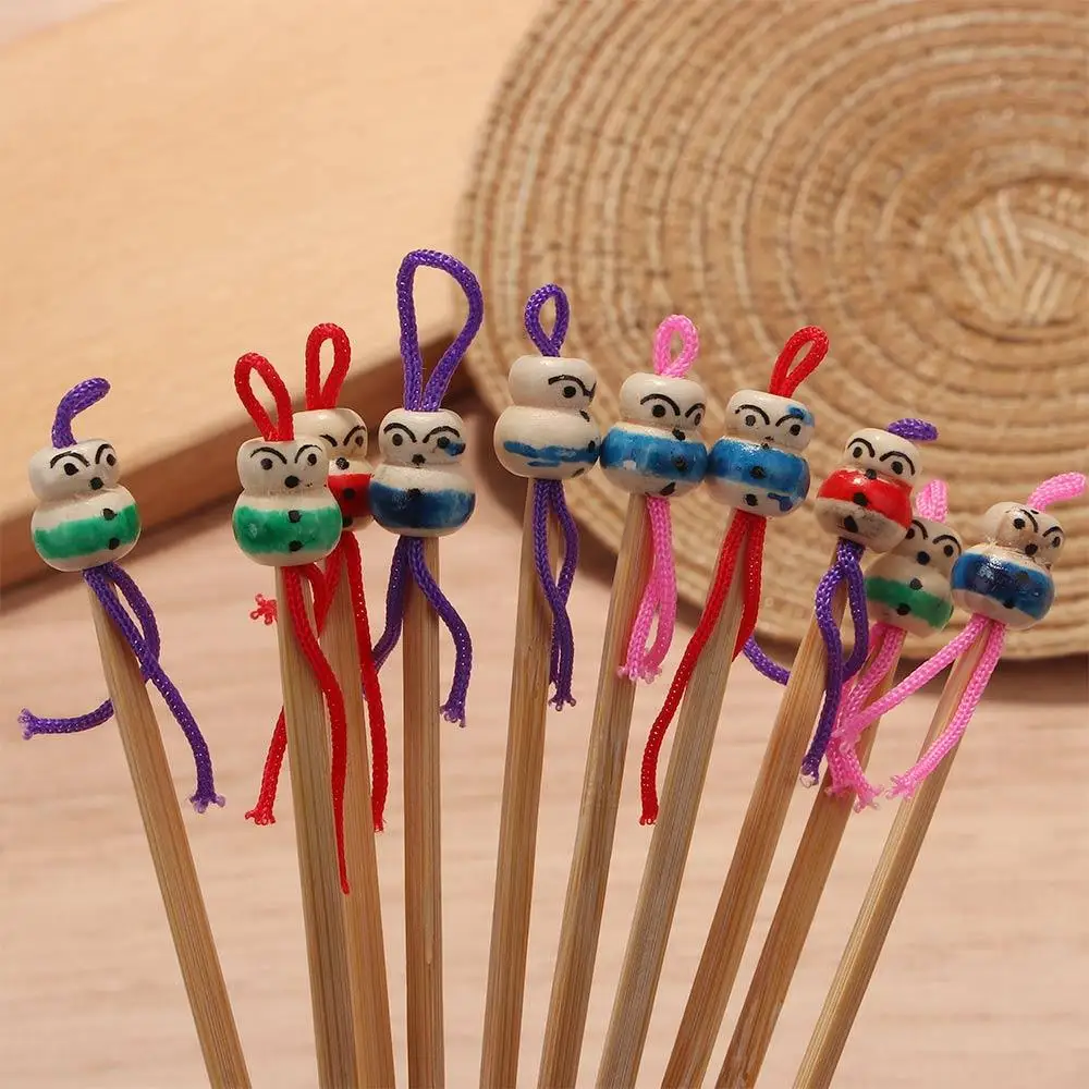 Portable Random Color Handmade Wood Bamboo Wax Remover Ear Cleaner Tool Earpicks Health Care Ear Picks Ear Care
