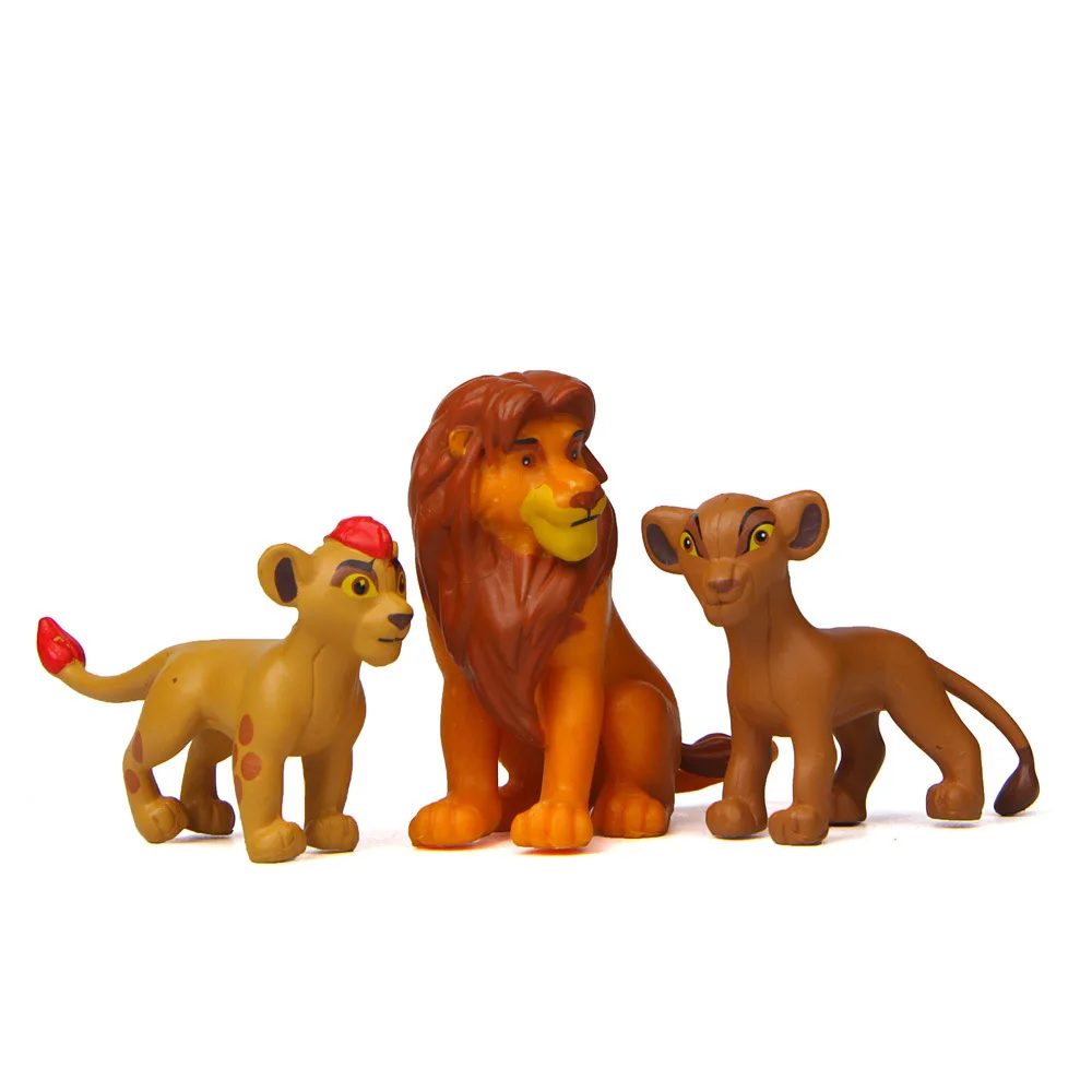 12Pcs Disney Cartoon The Lion Guard King Figures Kion Simba Bunga Beshte Fuli Ono Pvc Action Figure Toys Gift for Children