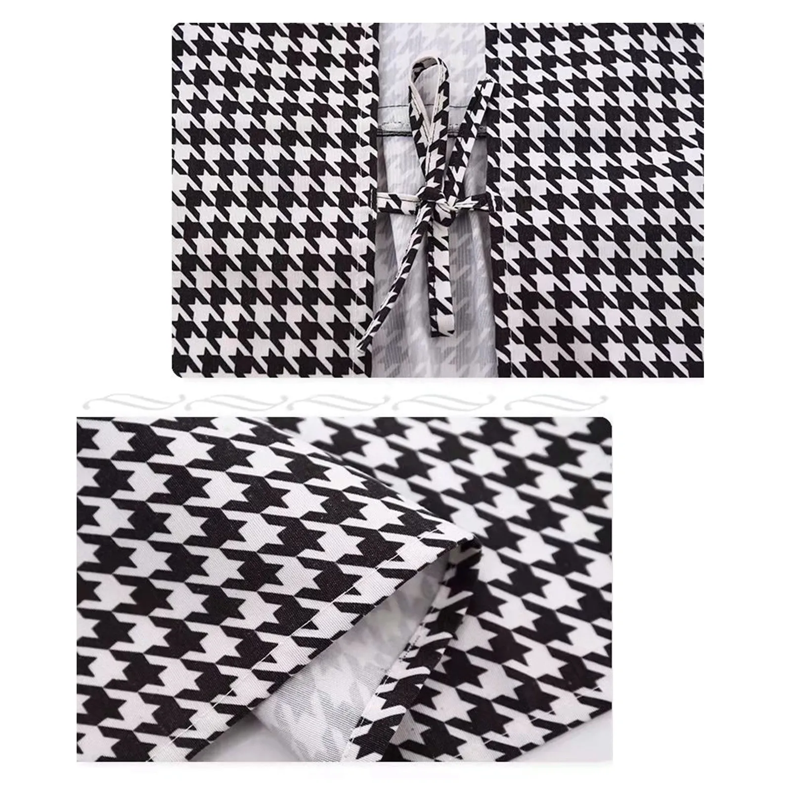 قماش المئزر ألف الطيور منقوشة غطاء المطبخ الطبخ الخصر مطعم ملابس العمل النساء الإكسسوارات دي cocina أدوات المطبخ