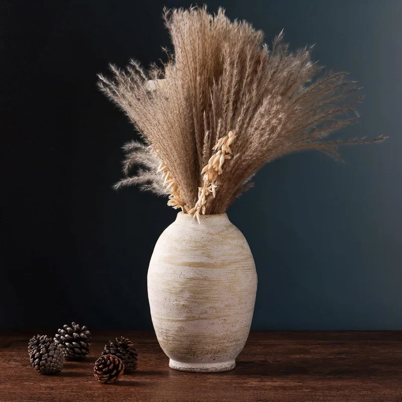 Modern Decorative Vases Handmade Style Versatile For Home & Living Room Decor Table Decoration And Accessories