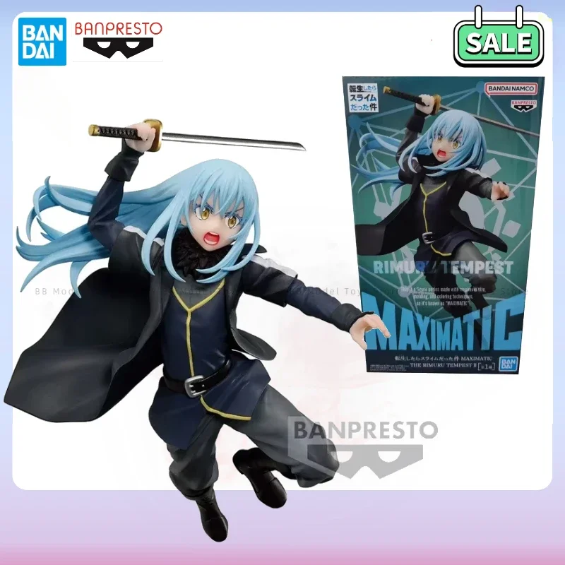 In Stock Bandai Banpresto MAXIMATIC Rimuru Tempest That Time I Got Reincarnated As A Slime Collectible Anime Figure Model Toys