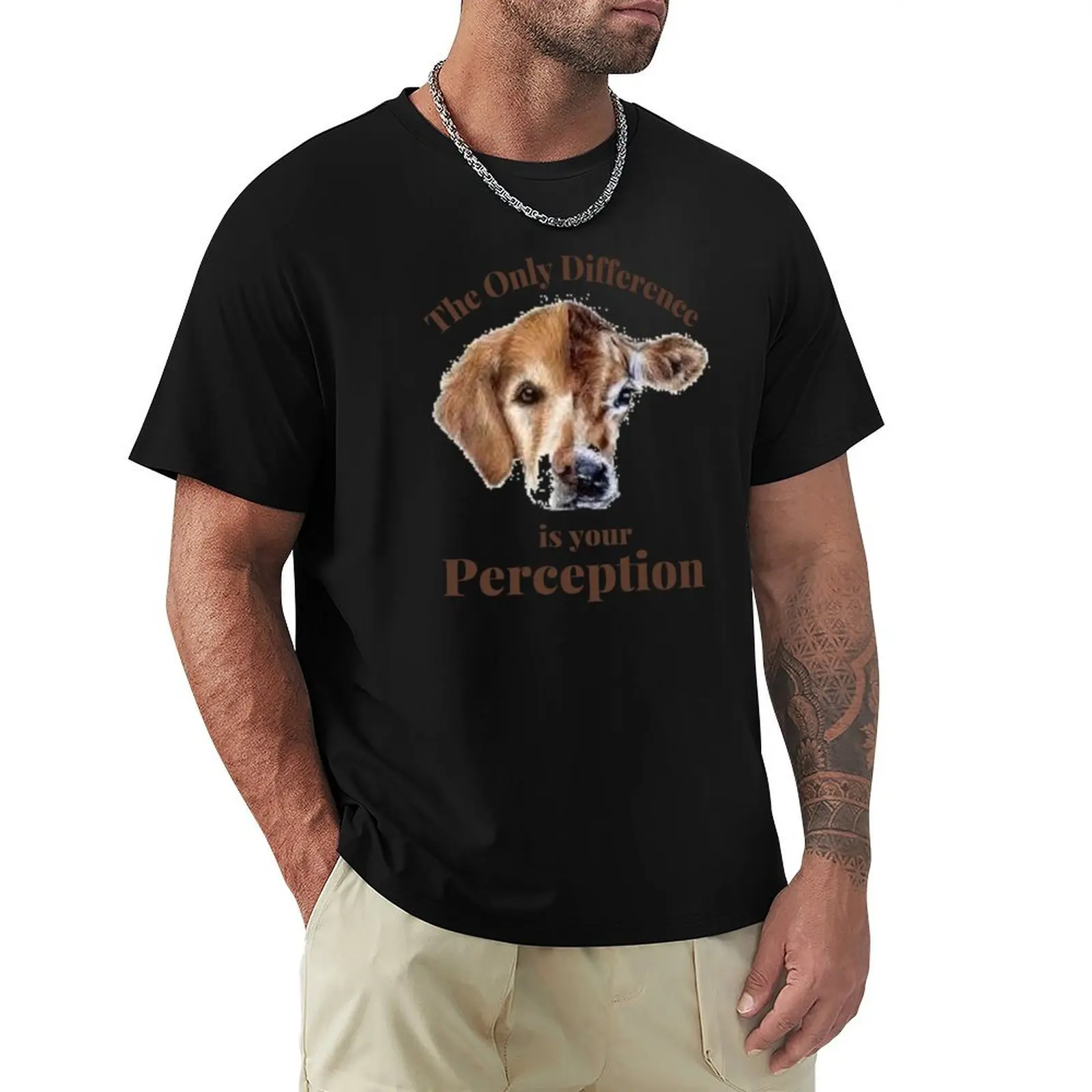 vegan animal lover animals are Friends not Food - the only difference is indifference and it breaks my heart. go vegan f T-Shirt