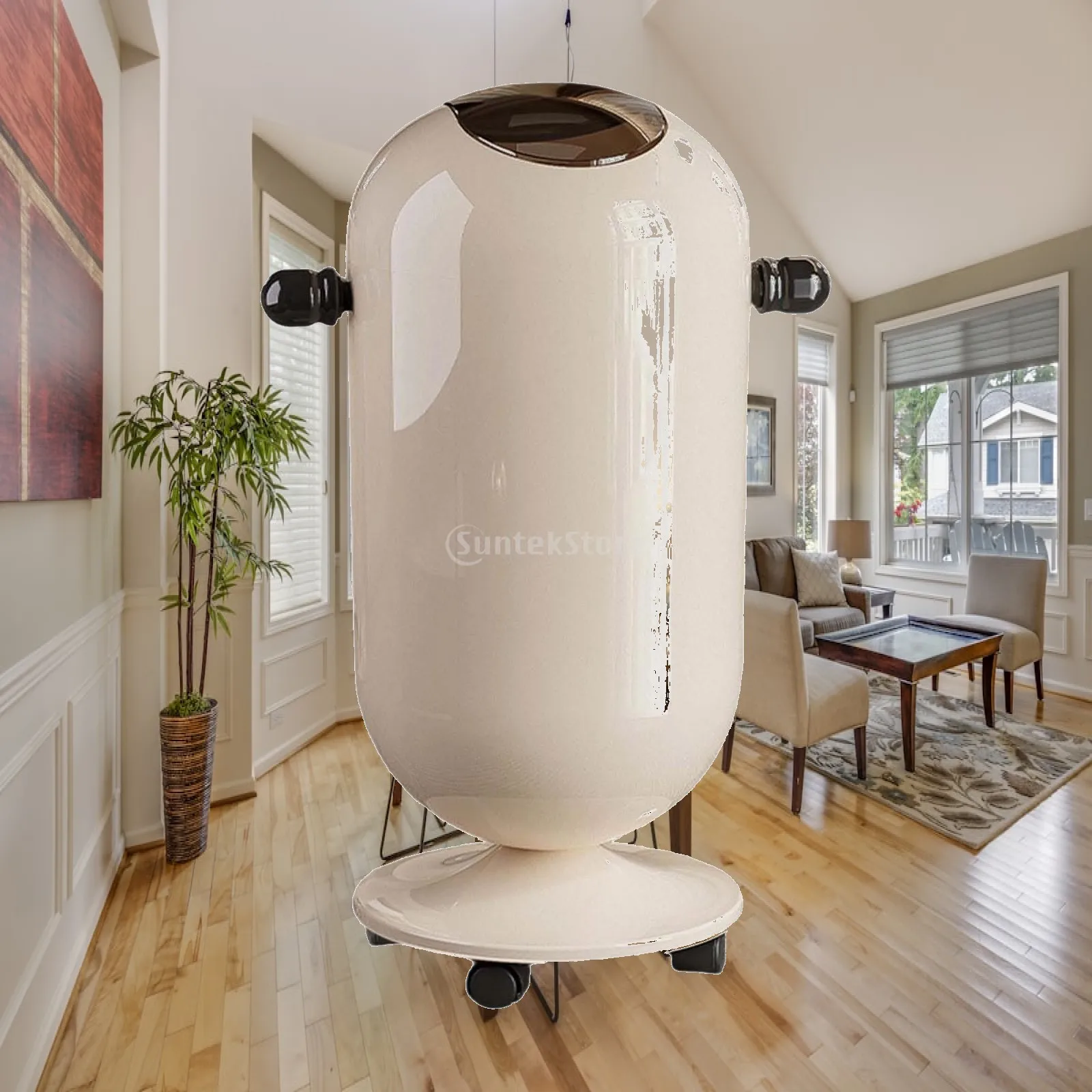 

Kitchen Trash Can with Wheels Garbage Bin Nordic Multipurpose Portable Rubbish Bin for Hotel Kitchen Study Restaurants Office