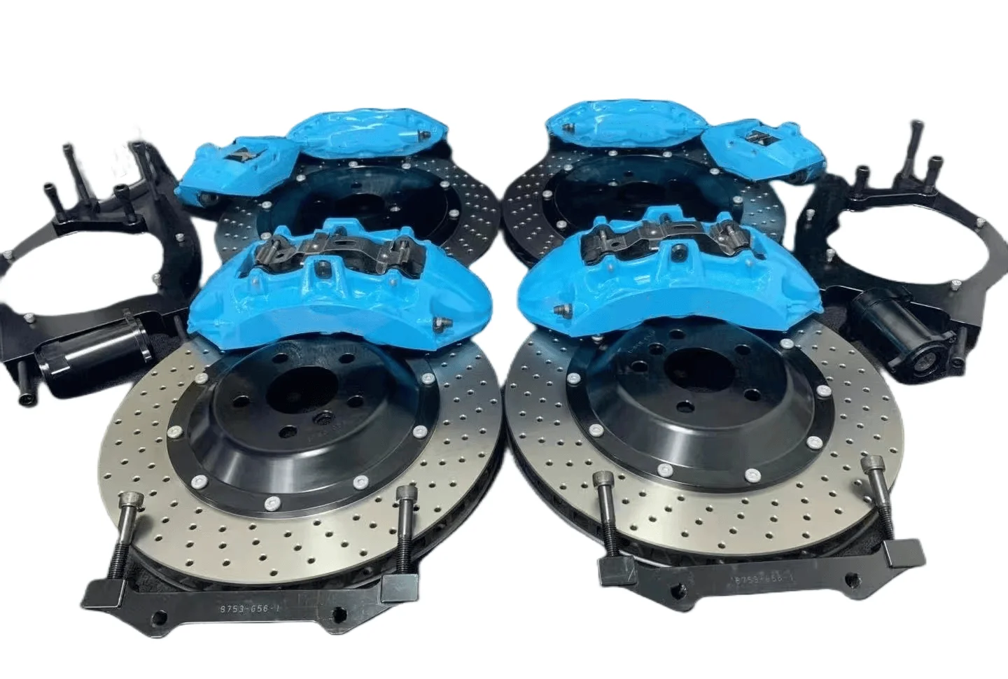 فرامل عالية الأداء بستة مكابس وأربعة مكابس CTSV6 F40 لشاكر الحصان الكهربائي Mondeo Explorer Sharp Ranger