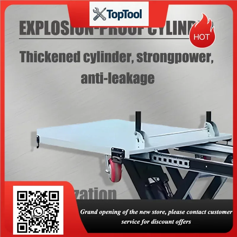 

Electric Hydraulic Lithium Battery Lifting Platform 300KG Capacity for Small Truck Van Use Portable Lifting Table