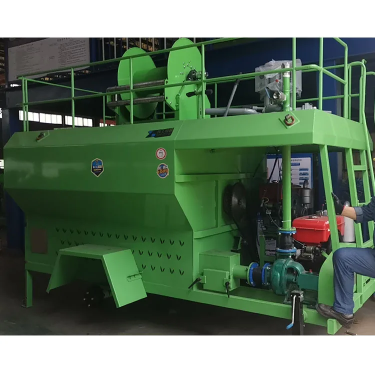 High pump hydroseeding spray distance mulch machine