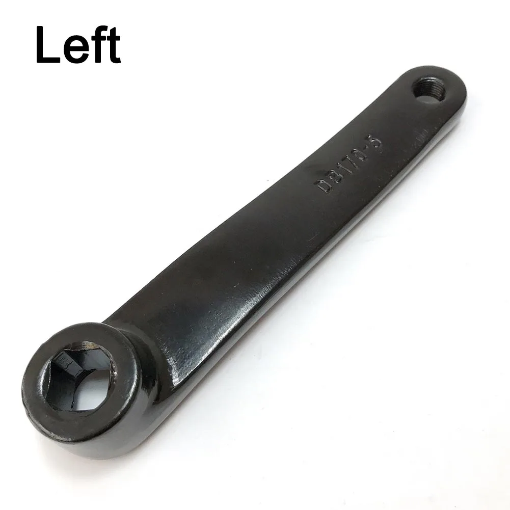 Home Workouts 170mm Crank Square Hole Crank Heavy Duty Bike Crank Fitness Equipment 16.5x16.5 Square Hole 9 16-20 Mounting Hole