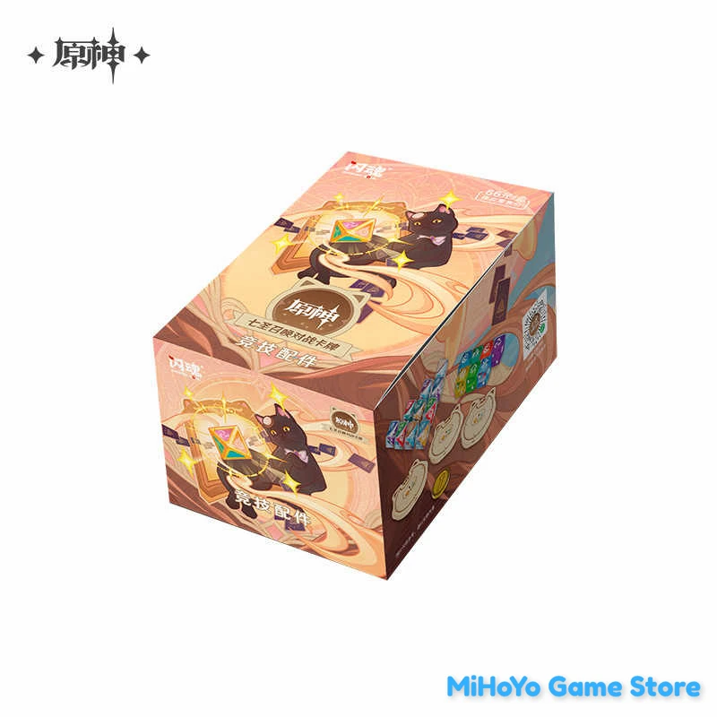 [Genuine] MiHoYo Official Genshin Impact Character Sports Genius Invitation TCG Battle Card Cosplay Dice Accessory Collection