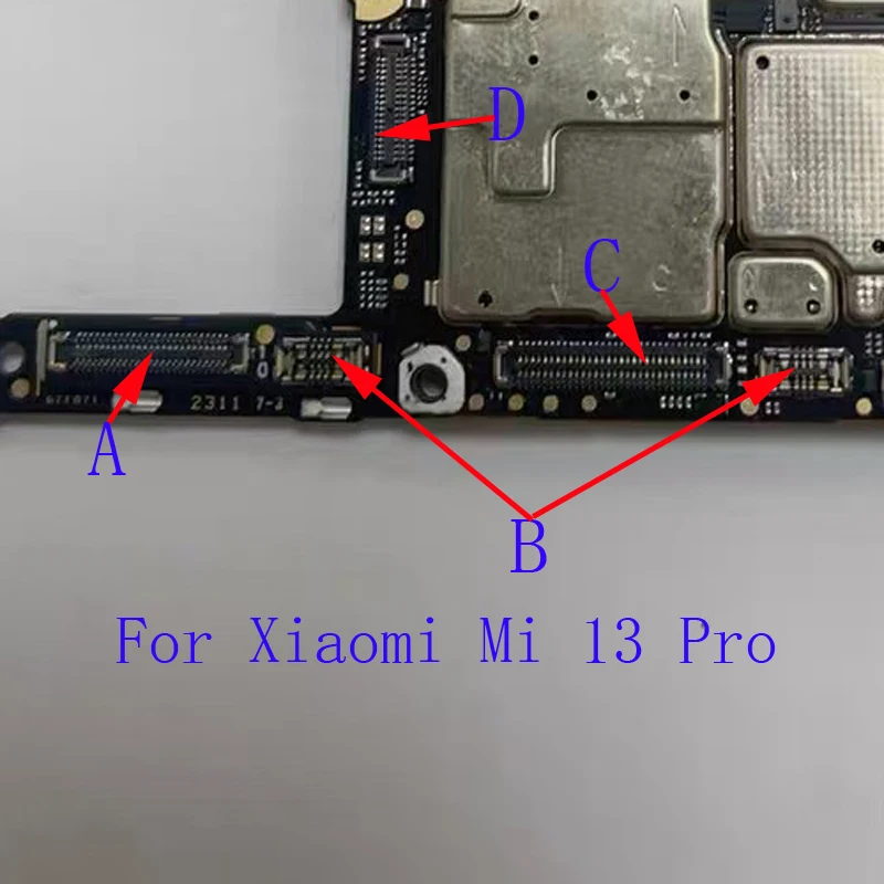

2-10 шт. вилка USB-зарядное устройство для зарядки ЖК-экрана аккумулятора гибкий разъем FPC для Xiaomi Mi M13 Mi13 13 Pro 13Pro 34 50 60 Pin