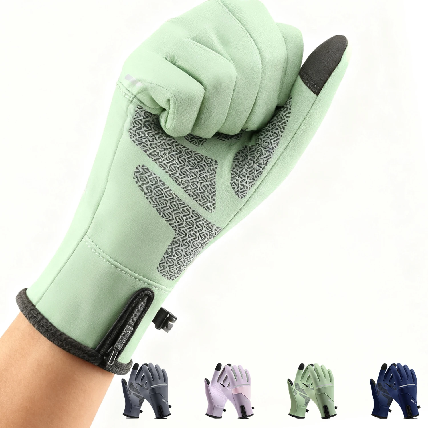 Wintersport Plus samt warme Handschuhe für Männer und Frauen Touchscreen Ski Radfahren Fahrrad Reiten kältebeständige Outdoor-Handschuhe