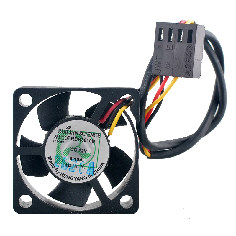 RDH3010B 3 см 30 мм вентилятор 30x30x10 мм DC12V 0,10A двойной шарикоподшипник тихий охлаждающий вентилятор для материнской платы CPU