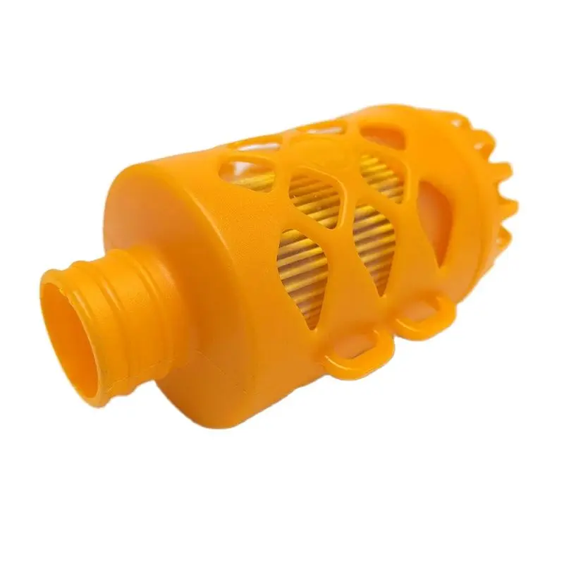 Silenciador de filtro de admisión de calentador de estacionamiento diésel de aire de 25mm + Tubo de conducto de admisión, longitud de estiramiento de 60cm + 2x abrazadera de manguera para coche, camión, furgoneta