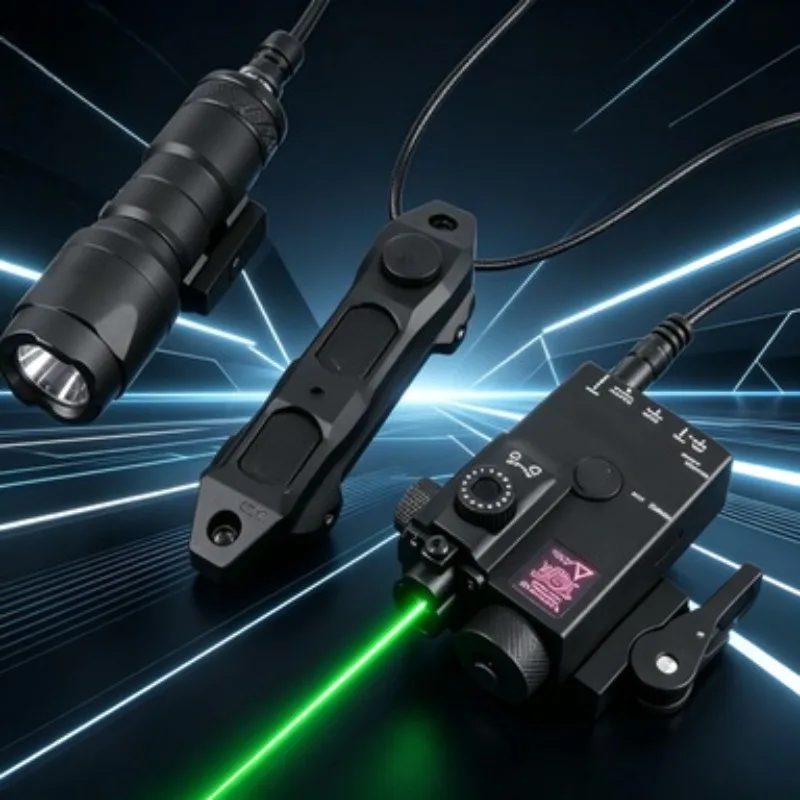 Portable Holiday Gift Combo M4A1 MINI-A2 Side Green Laser Full Hobby Play Set