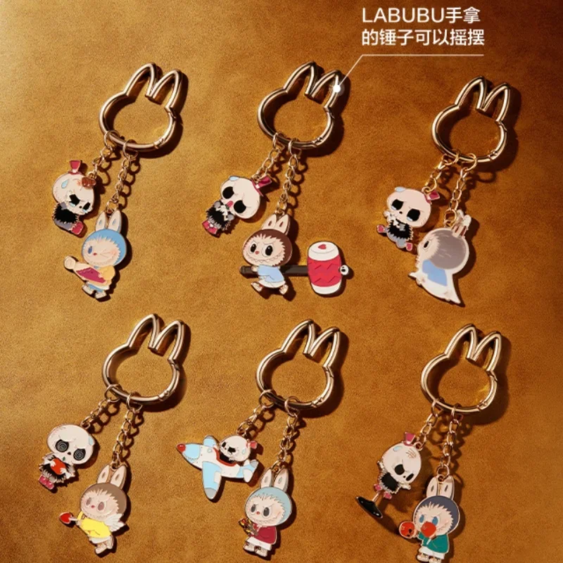 Authentic Blind Box Labubu Series The Monsters Catch Me If You Like Me Bag Pendant Keychain Blind Box Birthday Toy Gift In Stoc