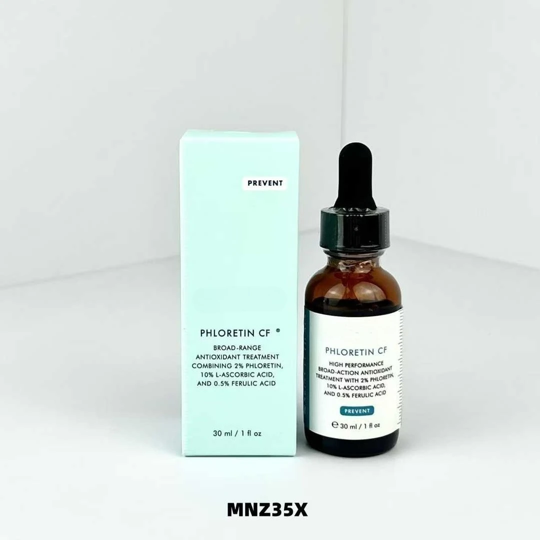 

PHLORETIN CF Комбинированное антиоксидантное средство, содержащее 2% флоретина, 10% л-аскорбиновой кислоты и 0,5% феруловой кислоты, 30 мл. Средство для ухода за кожей.