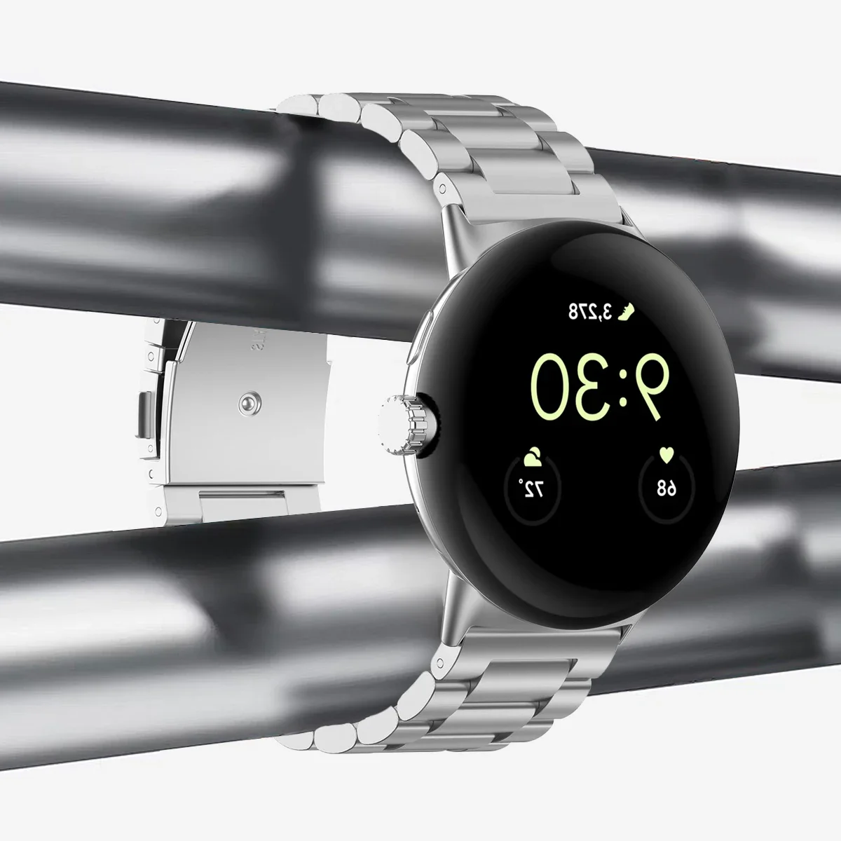 Stainless Steel Strap For Google Pixel Watch 4 3 41mm 45mm Replace Bracelet For Google Pixel Watch 1 2 3 Band Accessory No Gaps