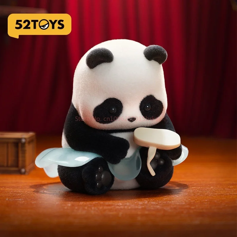 

Panda Roll Ballet Stage Play Series Blind Box Flocked Panda Figurine Desktop Ornament For Panda Lovers And Toy Collectors